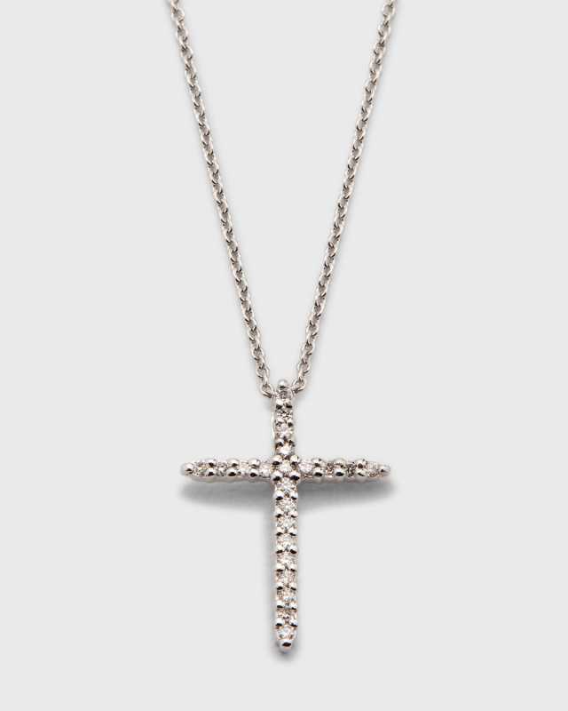 Cross Necklace with Diamonds